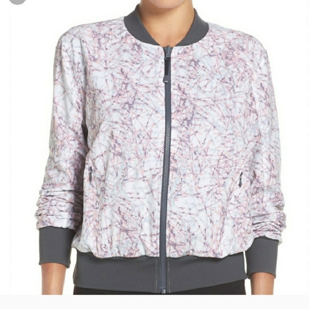 Zella reversible bomber jacket small